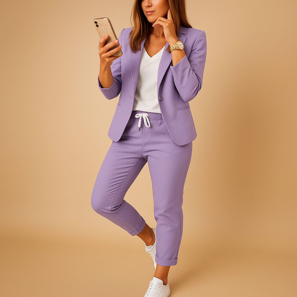 Amélie - Tailored Blazer and Trouser Set for Women