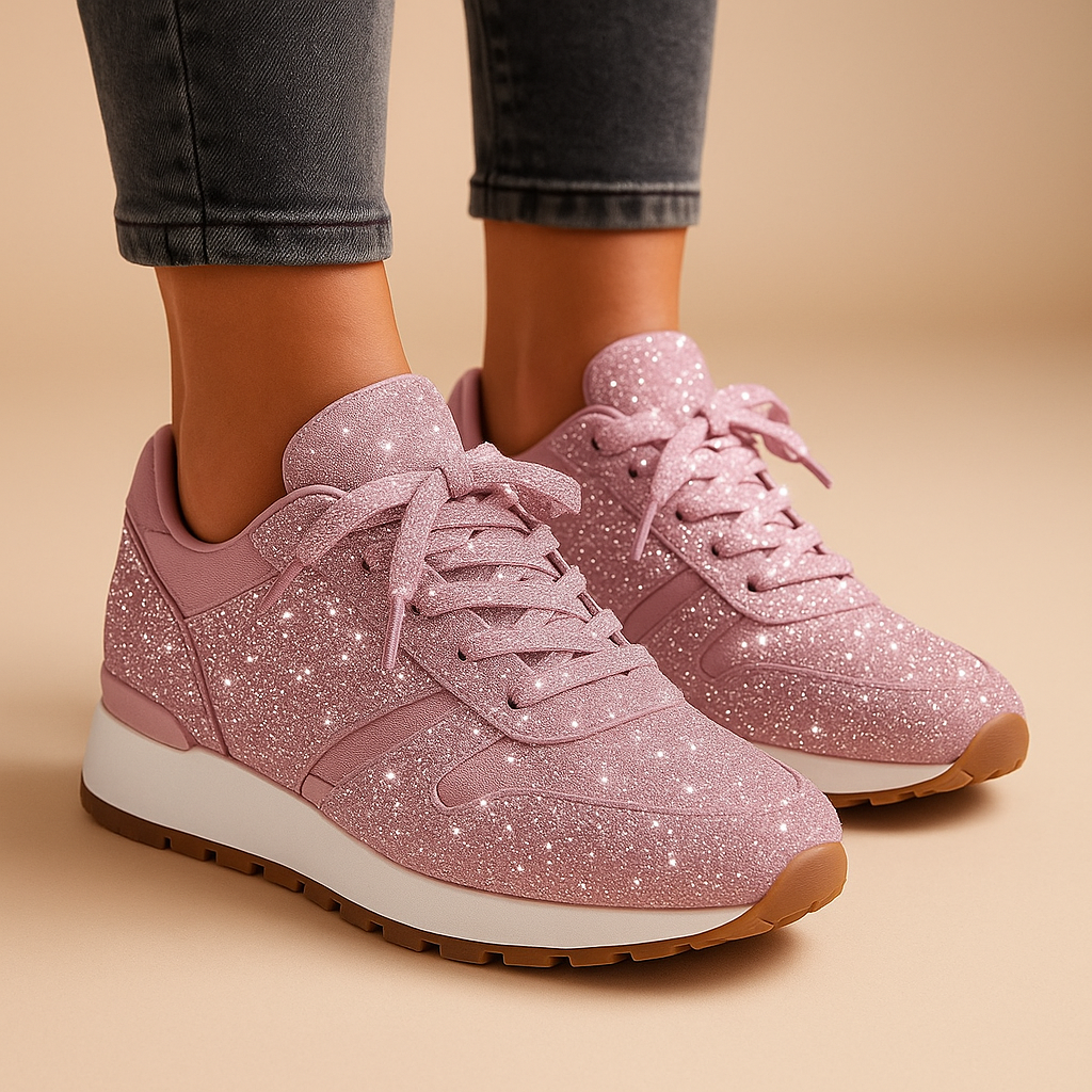 Mira - Glitter Sneakers with Sequins for Women