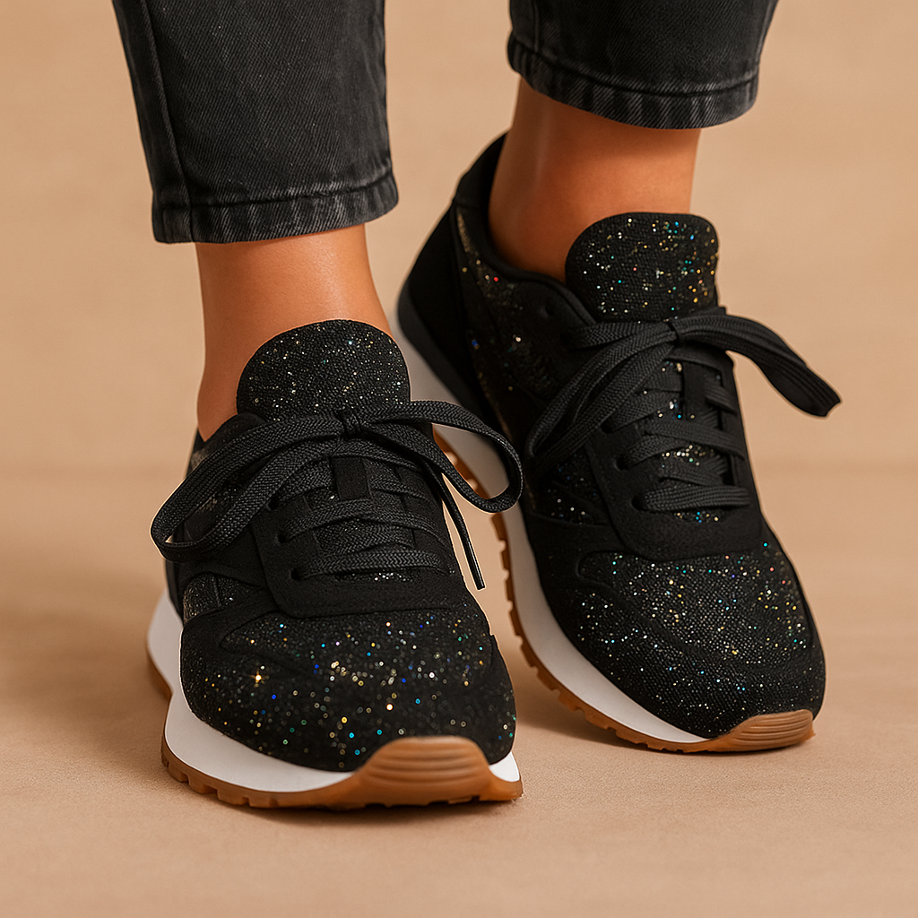 Mira - Glitter Sneakers with Sequins for Women