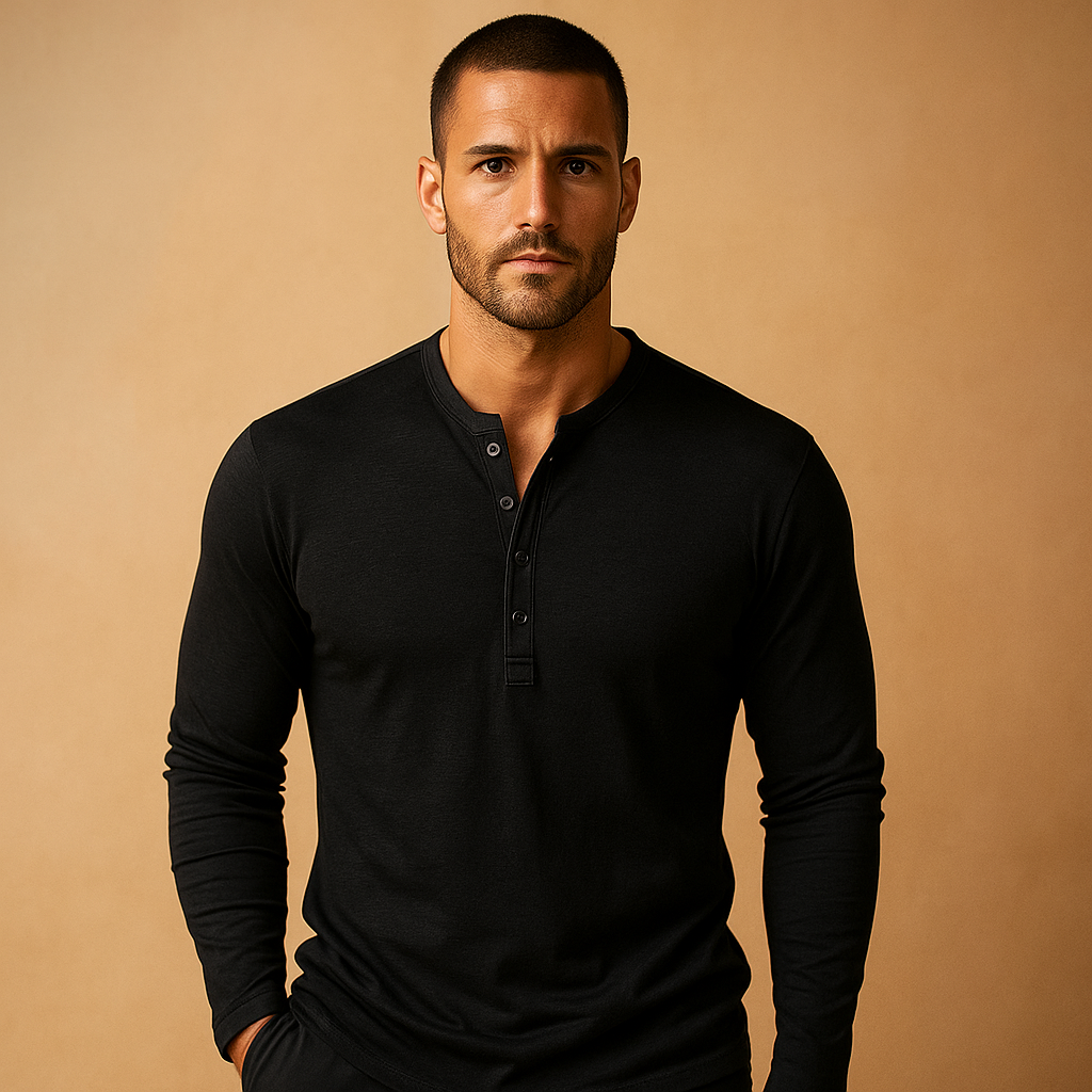 Owen - Classic Men’s Long-Sleeve Shirt for Everyday Use