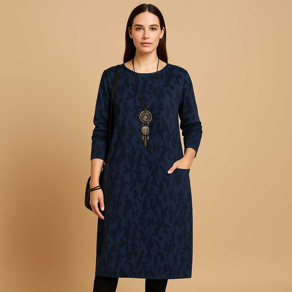 Vivienne - Long Dress with Comfortable Fit and Timeless Style for Women