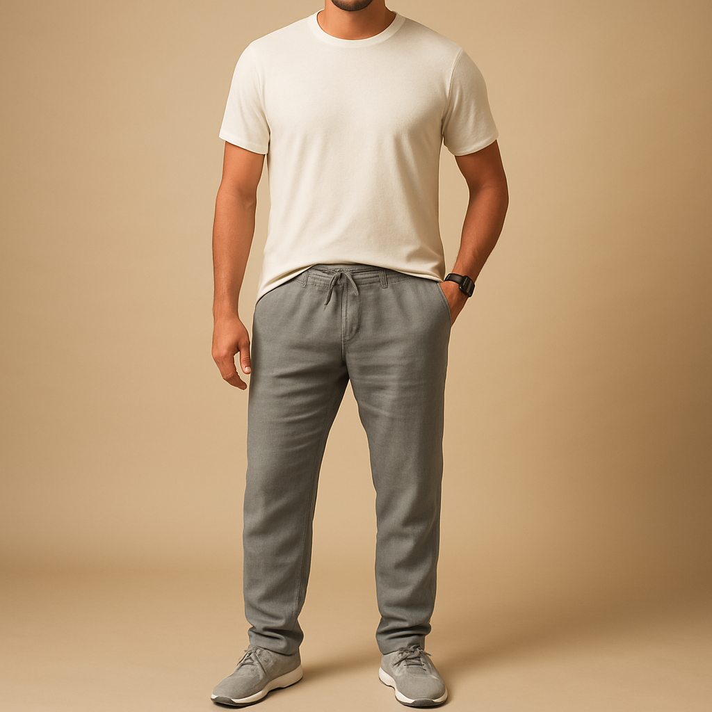 Charles - Lightweight Trousers with a Relaxed Fit for Men
