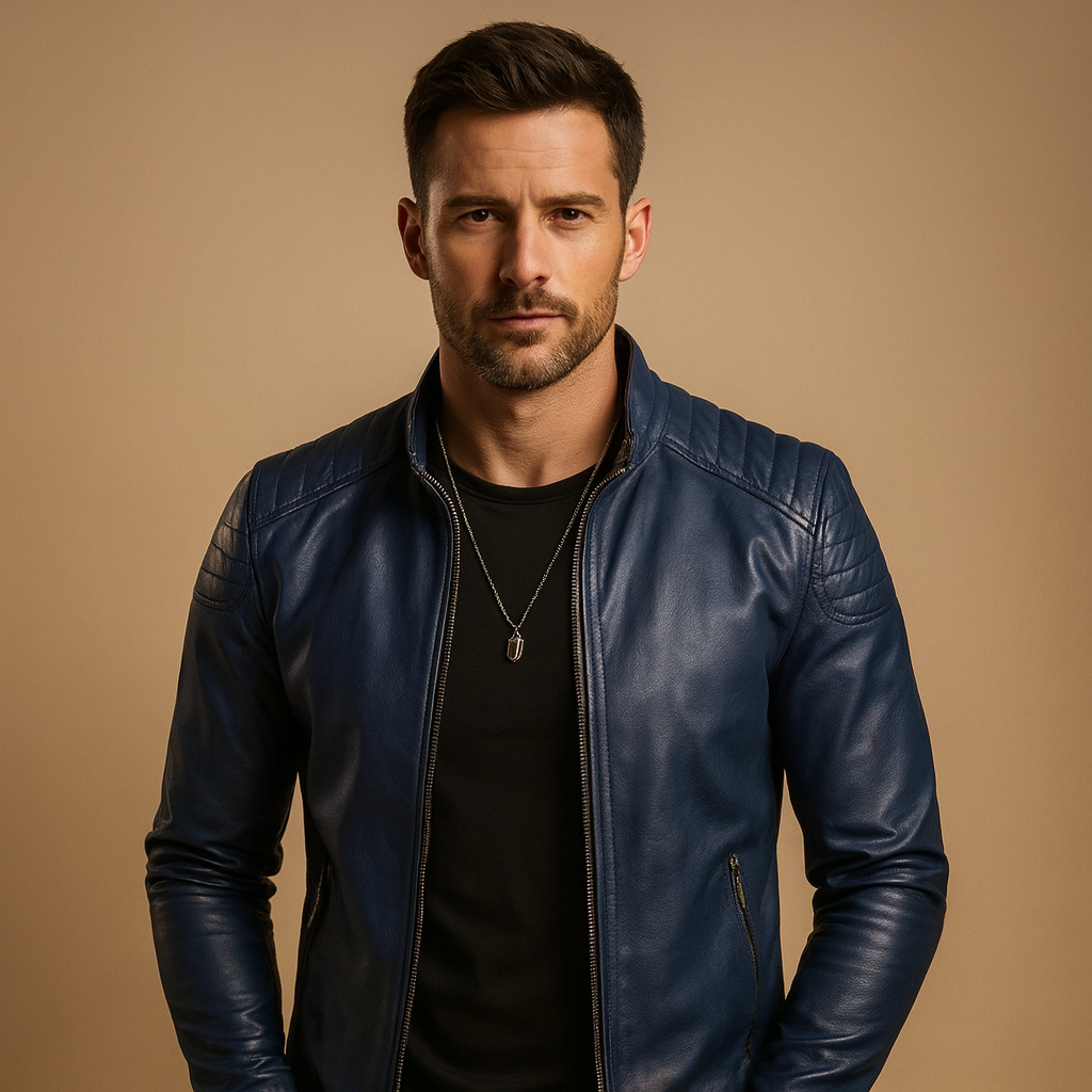 Oliver - Luxury Biker Jacket for Men
