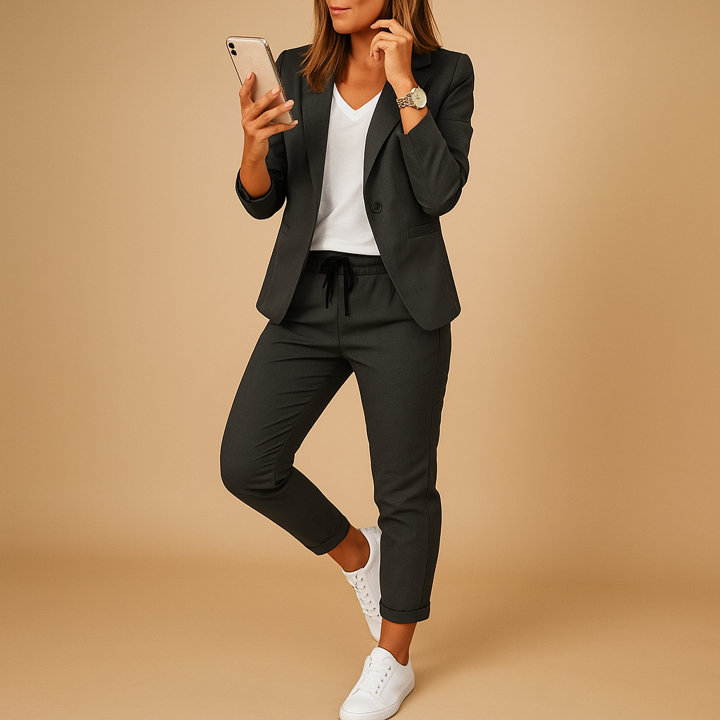 Amélie - Tailored Blazer and Trouser Set for Women