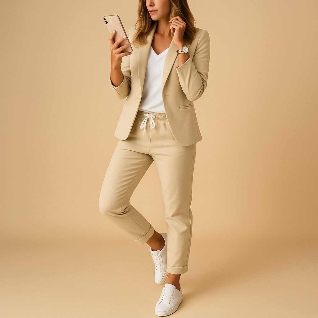 Amélie - Tailored Blazer and Trouser Set for Women