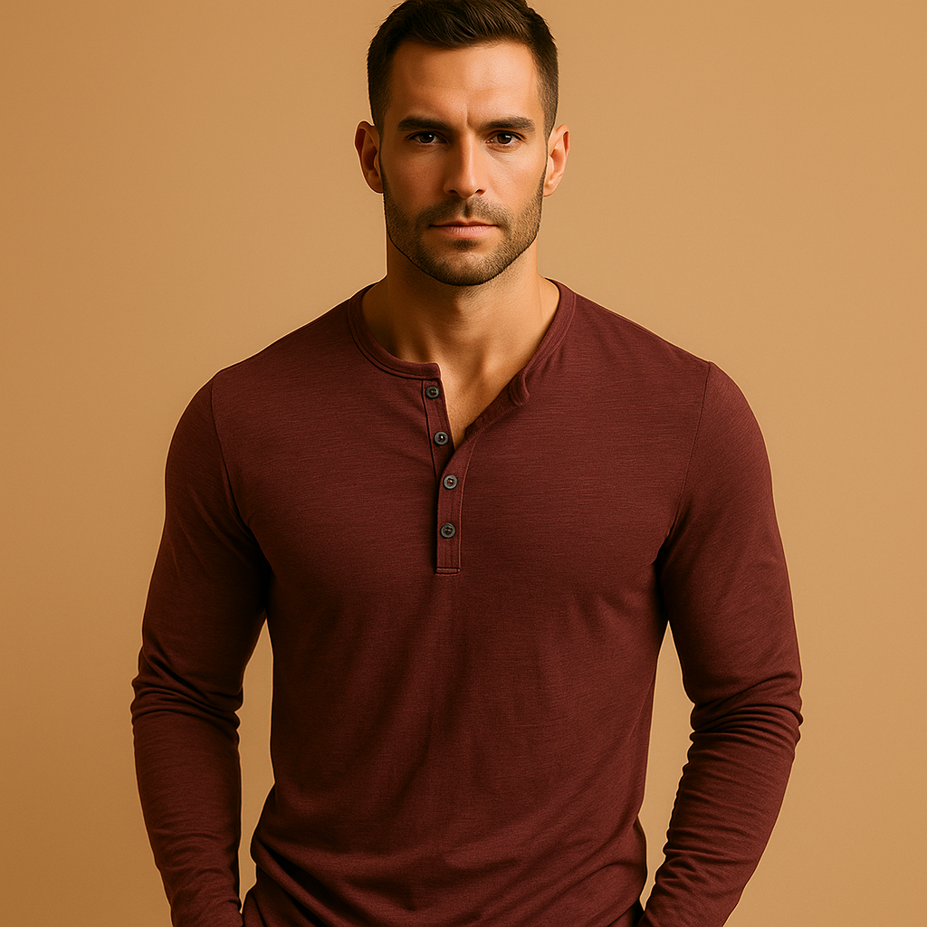 Owen - Classic Men’s Long-Sleeve Shirt for Everyday Use